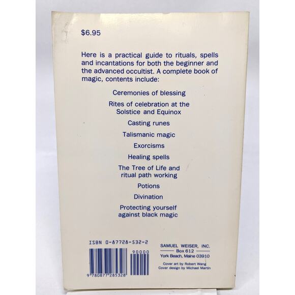 Ritual Book of Magic - Clifford Bias Paperback - 1987 Reprint Samuel Weiser Pub - Picture 3 of 4